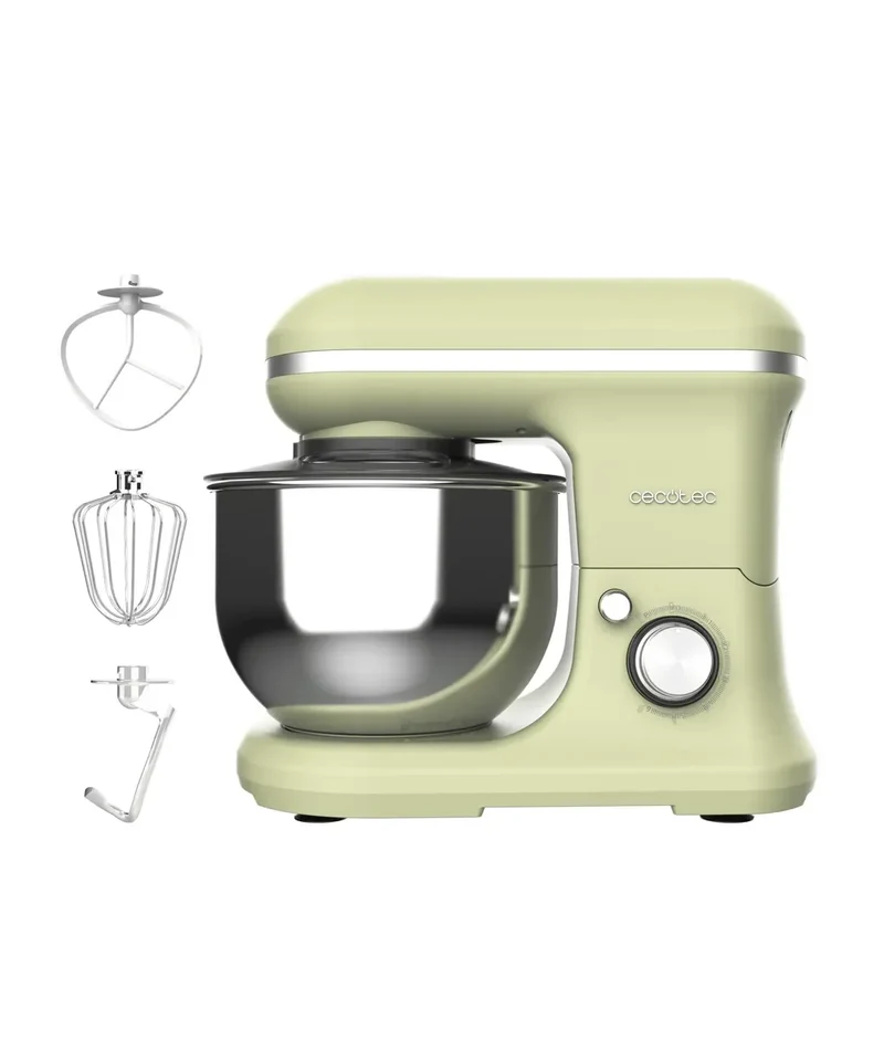 Batidora Amasadora 5L Verde: Elegancia, Potencia y Seguridad para tu Cocina de Cecotec
