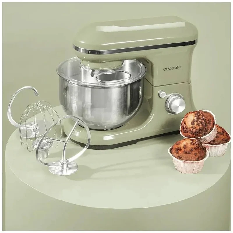 Batidora Amasadora 5L Verde: Elegancia, Potencia y Seguridad para tu Cocina de Cecotec