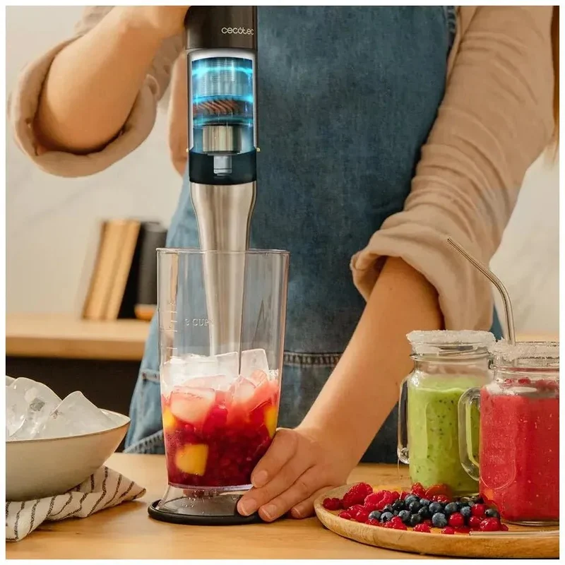 Batidora de Mano 1500W con Tecnología TotalDestroy y Accesorios Completos para una Cocción Perfecta de Cecotec