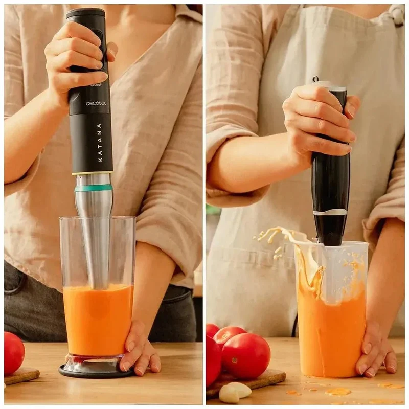 Batidora de Mano 1500W con Tecnología TotalDestroy y Accesorios Completos para una Cocción Perfecta de Cecotec