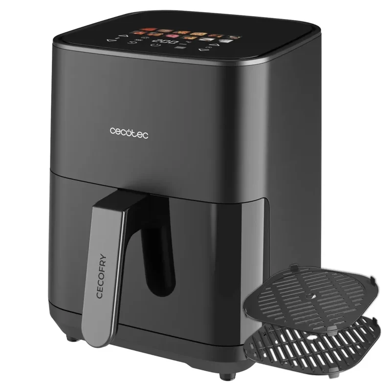 Freidora de Aire 3 en 1: Cocina Saludable con Doble Resistencia y 4L de Capacidad de Cecotec