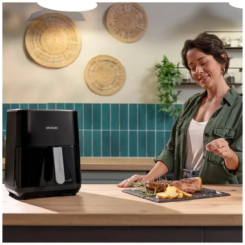 Freidora de Aire 3 en 1: Cocina Saludable con Doble Resistencia y 4L de Capacidad de Cecotec
