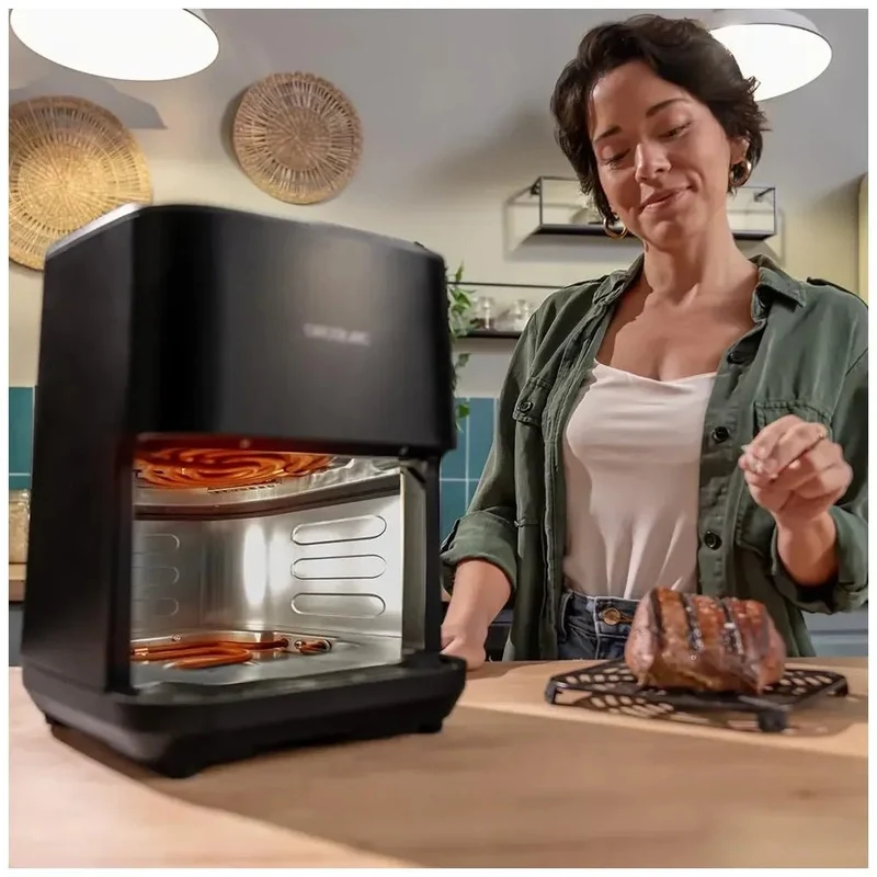 Freidora de Aire 3 en 1: Cocina Saludable con Doble Resistencia y 4L de Capacidad de Cecotec