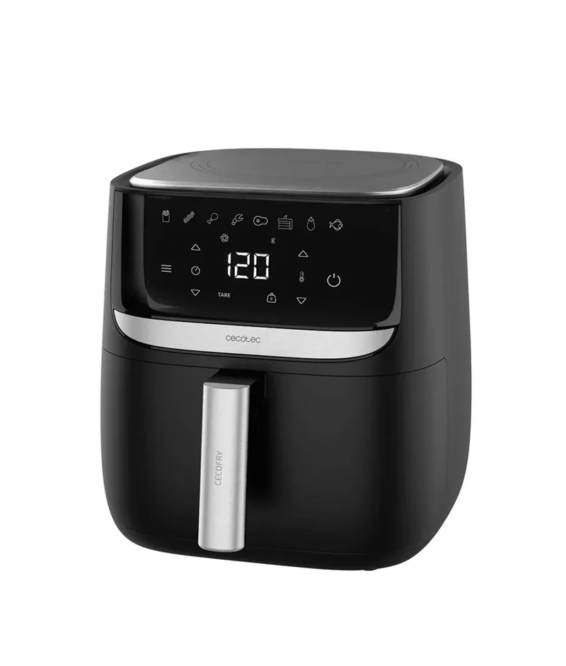 Freidora de Aire Caliente 5,5L con Báscula y Control Táctil para Cocina Saludable de Cecotec