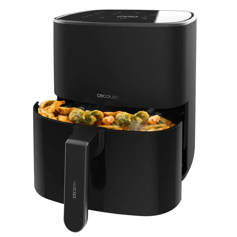 Freidora Dietética 5.5L con Tecnología PerfectCook y 9 Menús Preconfigurados de Cecotec