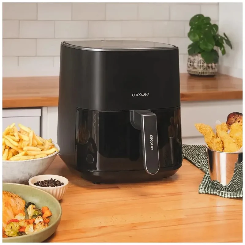 Freidora Dietética 5.5L con Tecnología PerfectCook y 9 Menús Preconfigurados de Cecotec