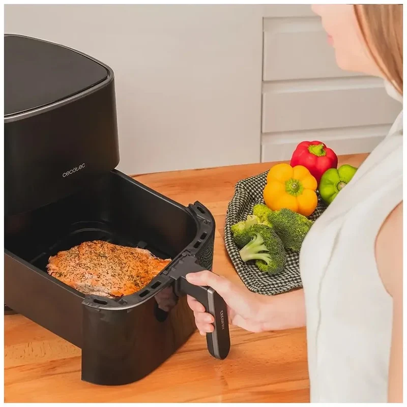 Freidora Dietética 5.5L con Tecnología PerfectCook y 9 Menús Preconfigurados de Cecotec