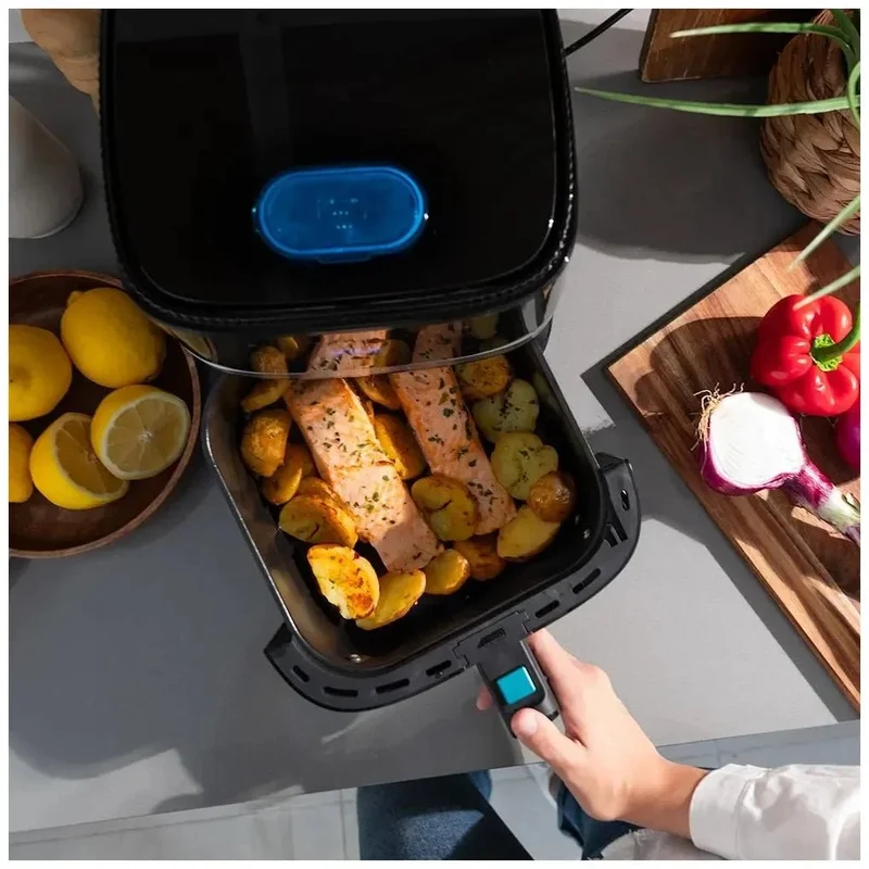 Freidora de Aire 5L con Spray de Agua y Tecnología Healthy Crispy, 1500W de Cecotec