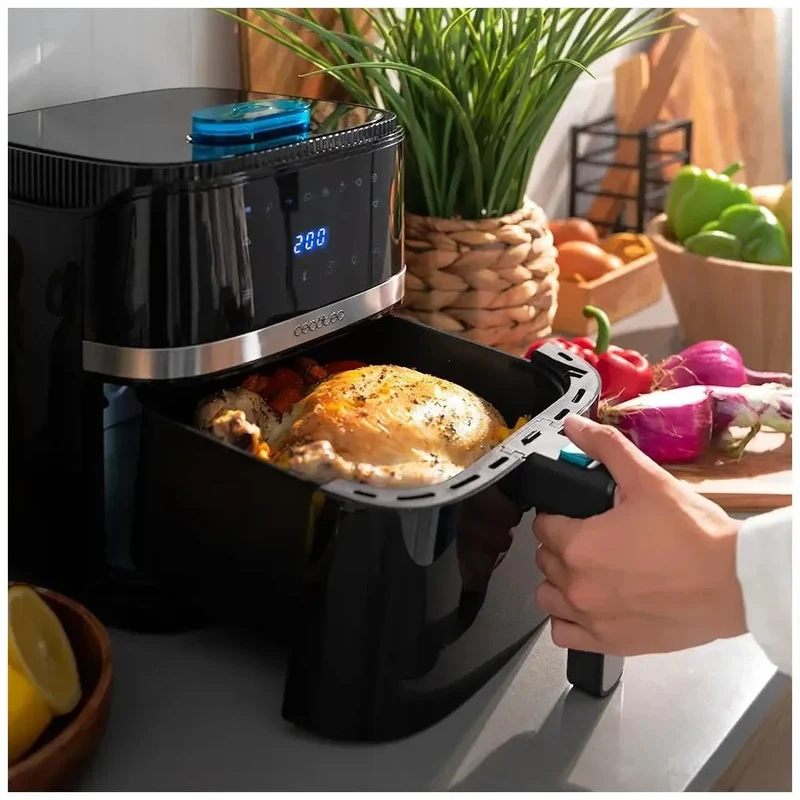 Freidora de Aire 5L con Spray de Agua y Tecnología Healthy Crispy, 1500W de Cecotec