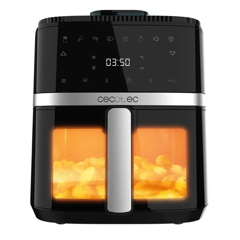 Freidora de Aire 5L con Spray de Agua y Tecnología Healthy Crispy, 1500W de Cecotec