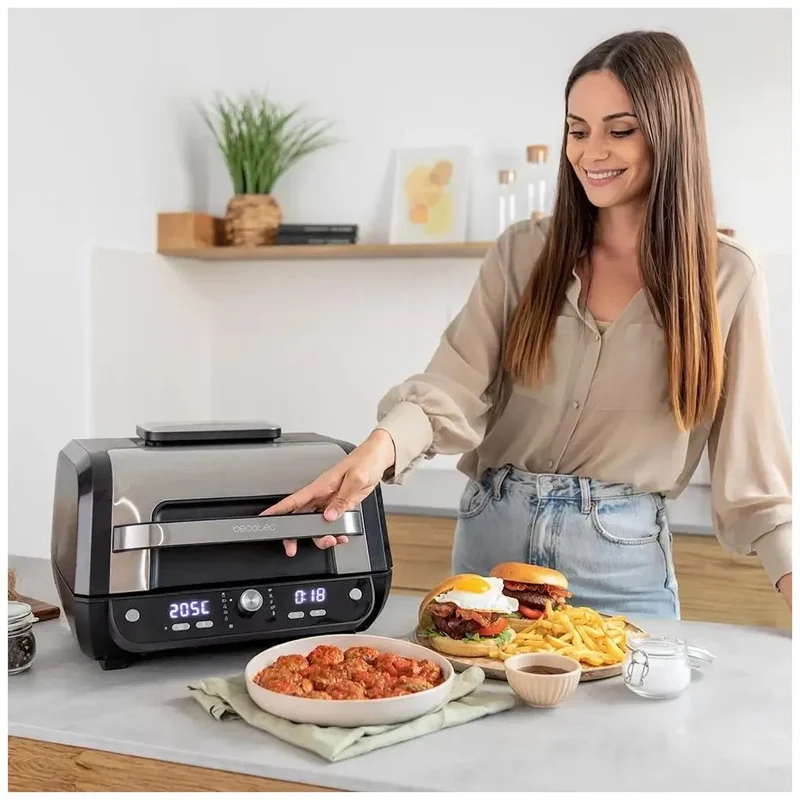 Freidora de Aire y Grill 1700W: Cocina Saludable y Versátil para Toda la Familia de Cecotec
