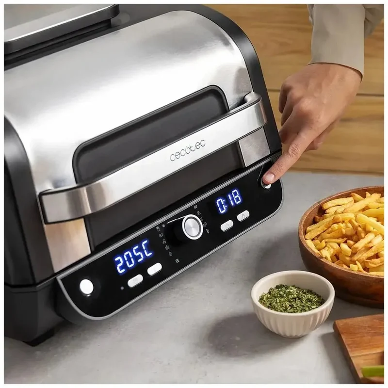 Freidora de Aire y Grill 1700W: Cocina Saludable y Versátil para Toda la Familia de Cecotec