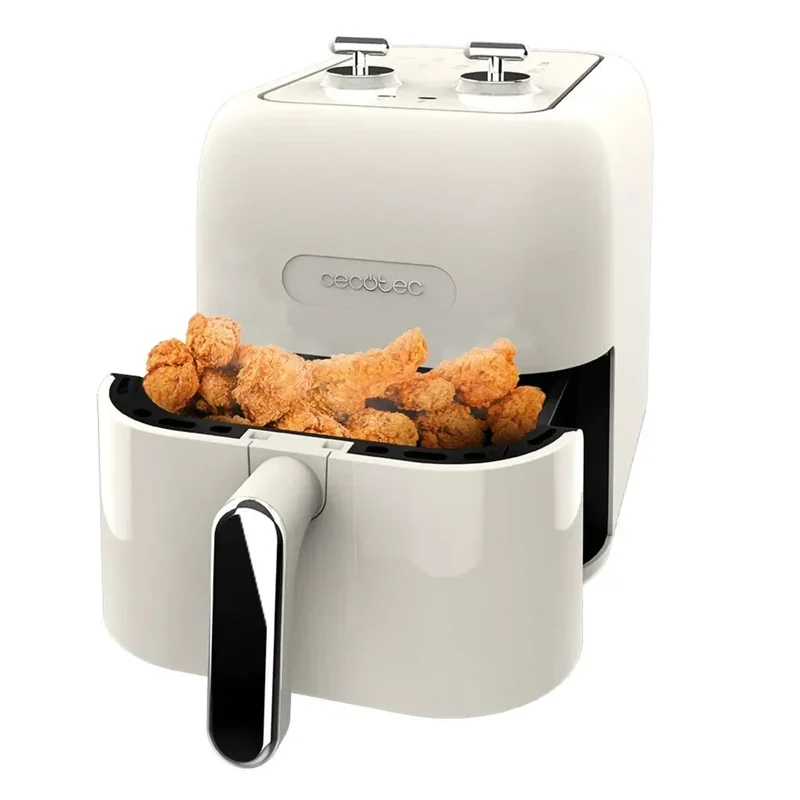 Freidora Dietética Retro 5L con Tecnología PerfectCook y Alta Potencia de Cecotec