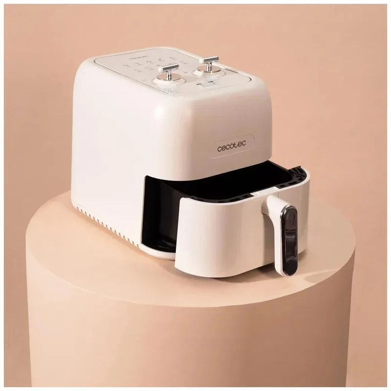 Freidora Dietética Retro 5L con Tecnología PerfectCook y Alta Potencia de Cecotec