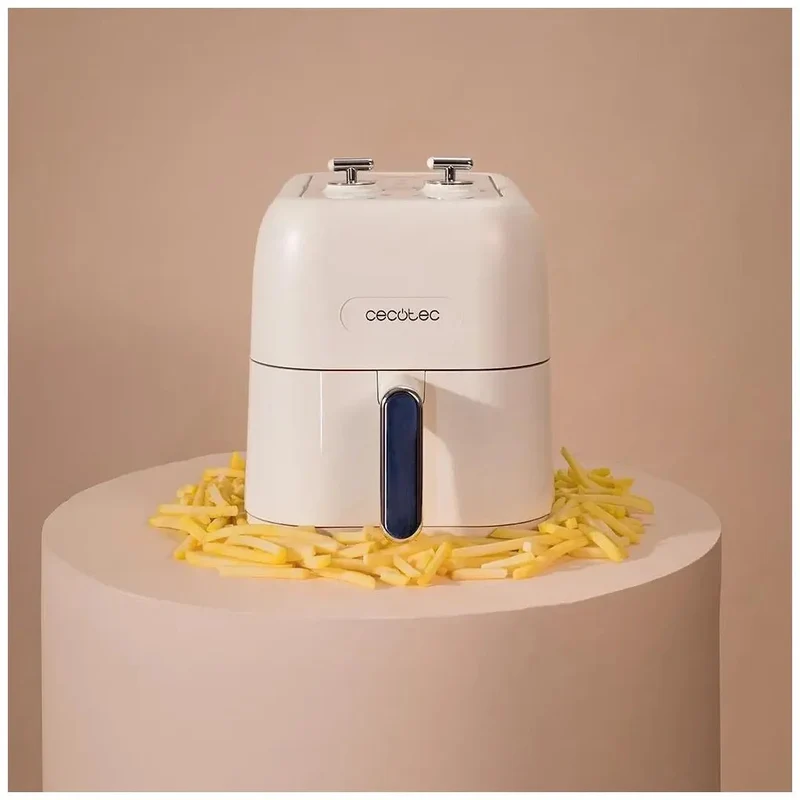 Freidora Dietética Retro 5L con Tecnología PerfectCook y Alta Potencia de Cecotec
