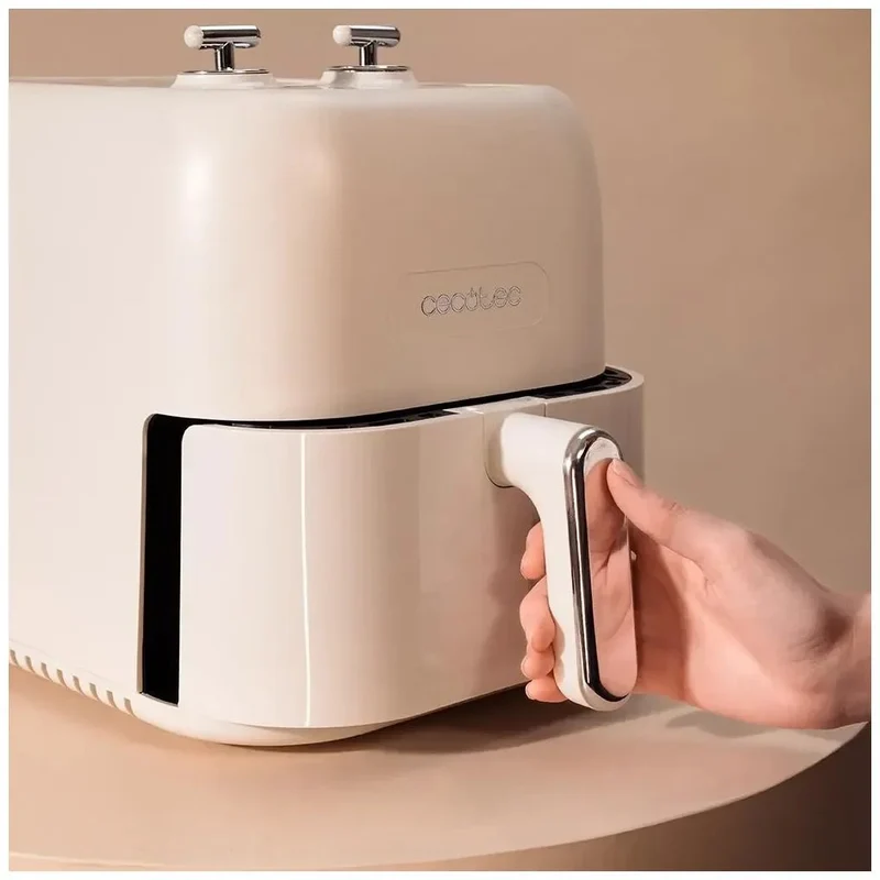 Freidora Dietética Retro 5L con Tecnología PerfectCook y Alta Potencia de Cecotec