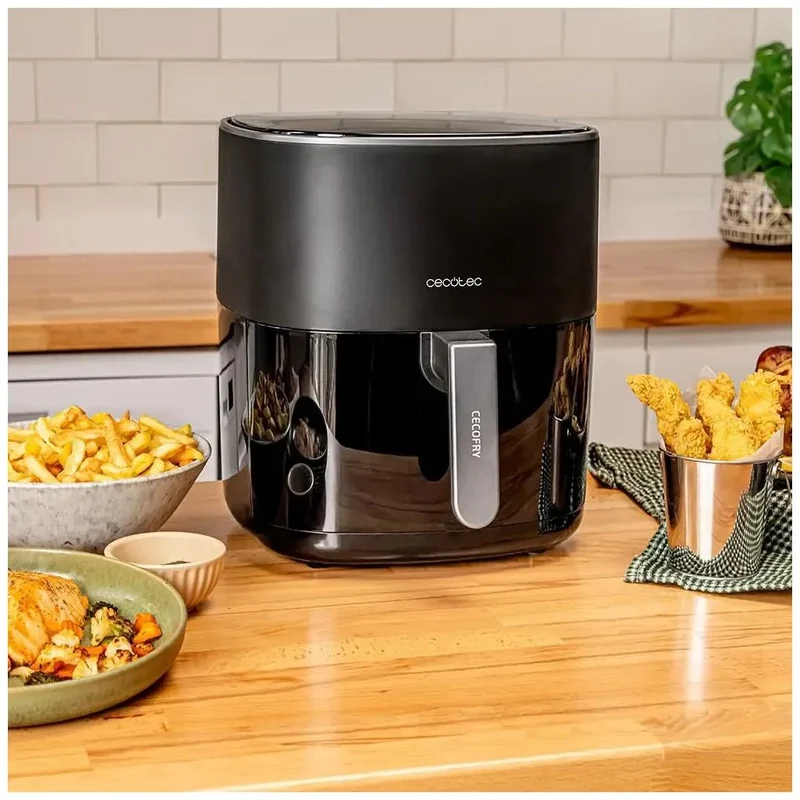 Freidora de Aire Digital 1700W con Tecnología PerfectCook y 6.5L de Capacidad de Cecotec