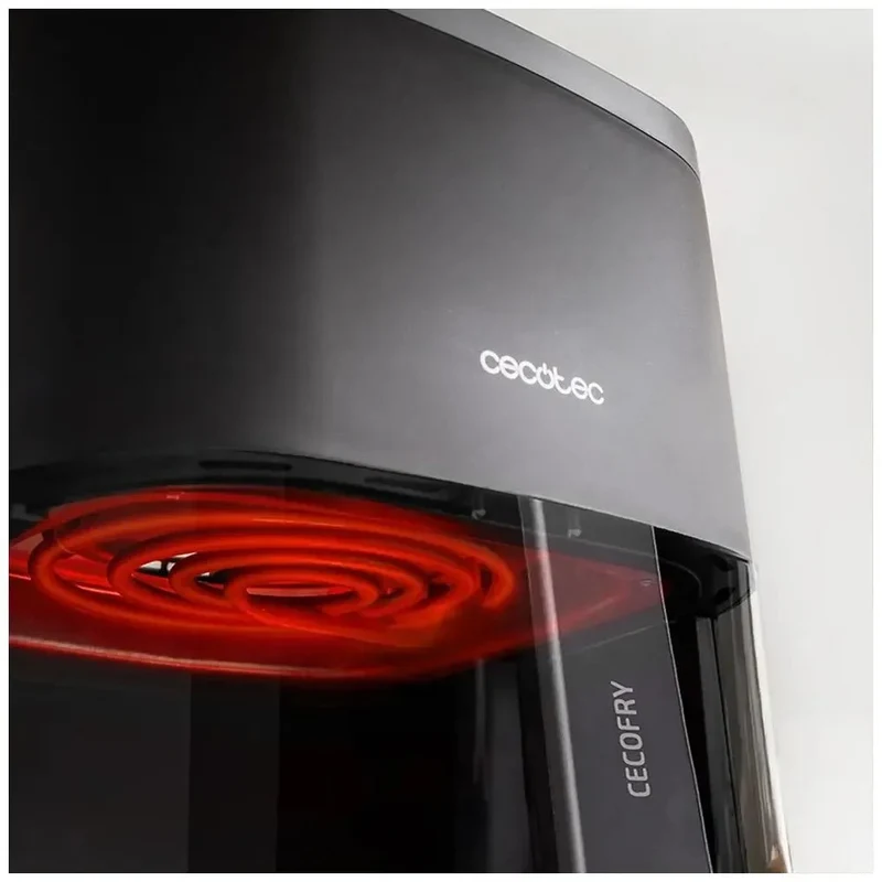 Freidora de Aire 5.5L con Ventana y Tecnología PerfectCook para Cocción Saludable de Cecotec