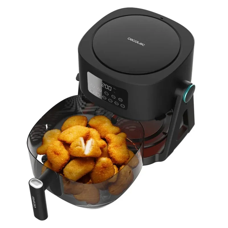 Freidora de Aire 3 en 1: Fríe, Cocina y Guisar con 6 Menús y 1500W de Cecotec