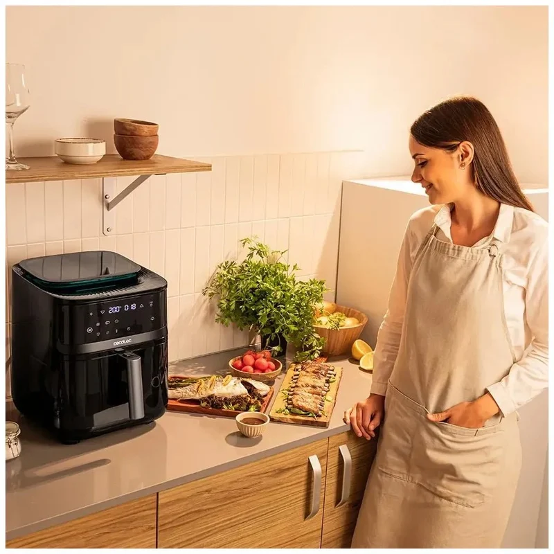 Freidora de Aire y Vapor 4 en 1: Cocina Saludable con 7L y 1700W de Potencia de Cecotec