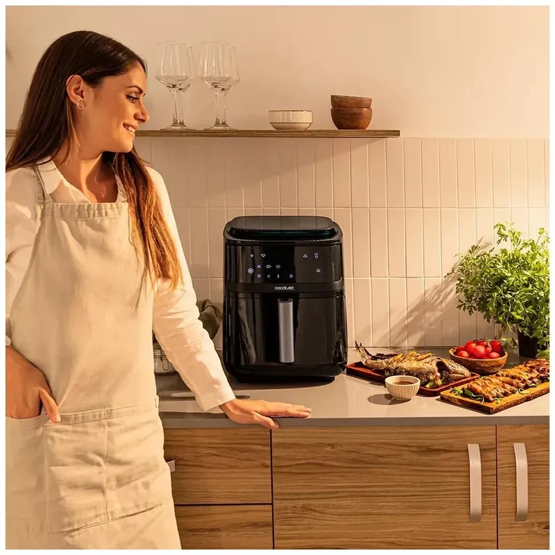 Freidora de Aire y Vapor 4 en 1: Cocina Saludable con 7L y 1700W de Potencia de Cecotec