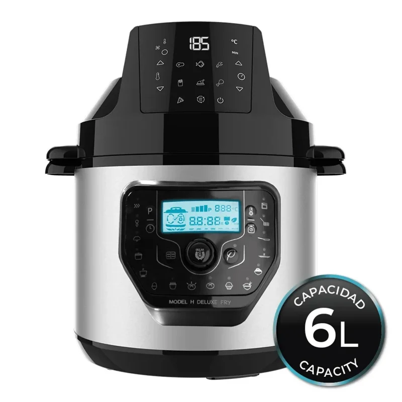 Olla GM H Deluxe Fry 6L: Innovación y Salud en tu Cocina con Freidora de Aire de Cecotec