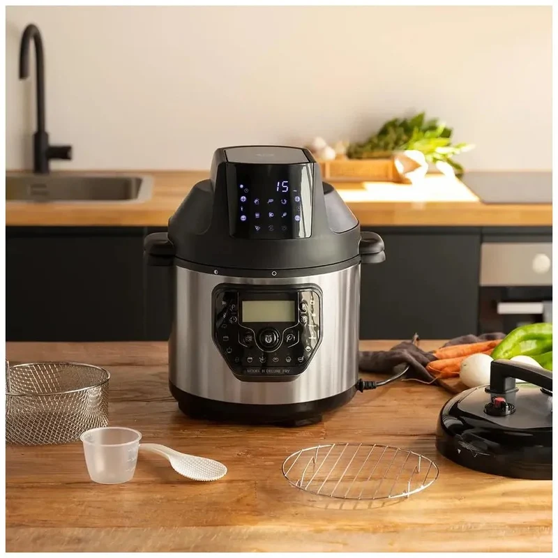 Olla GM H Deluxe Fry 6L: Innovación y Salud en tu Cocina con Freidora de Aire de Cecotec