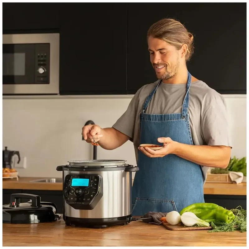 Olla GM H Deluxe Fry 6L: Innovación y Salud en tu Cocina con Freidora de Aire de Cecotec