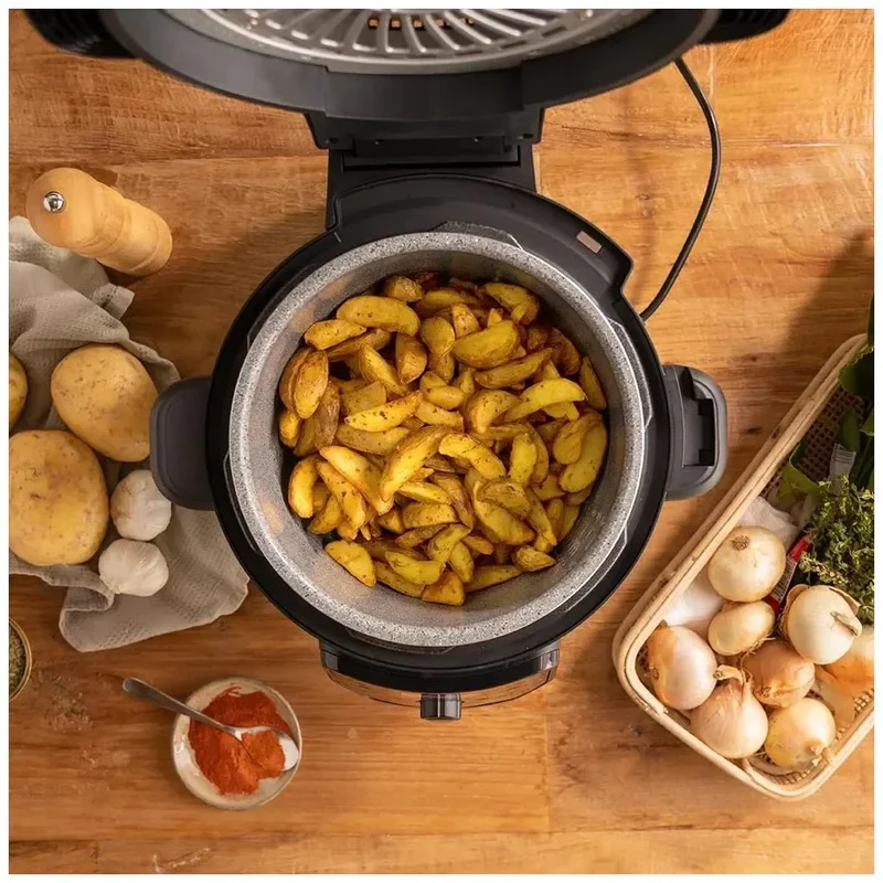 Olla GM H Deluxe Fry 6L: Innovación y Salud en tu Cocina con Freidora de Aire de Cecotec