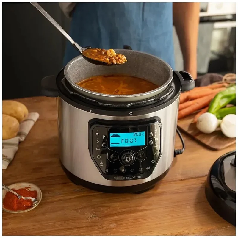 Olla GM H Deluxe Fry 6L: Innovación y Salud en tu Cocina con Freidora de Aire de Cecotec