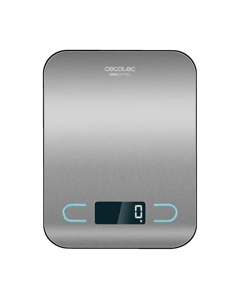 Báscula de cocina Digital precisa 5kg diseño extraplano y Pantalla LCD grande Cecotec