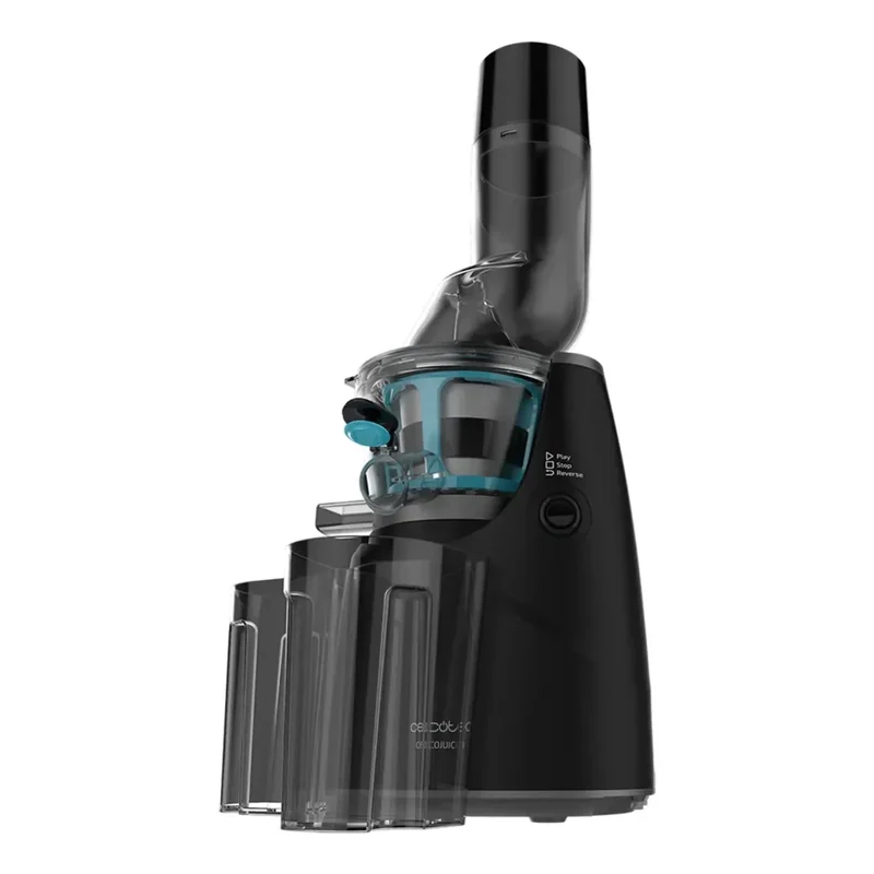Licuadora de Prensa Fría 250W con Canal XL y Velocidad Lenta para Jugos Nutritivos de Cecotec