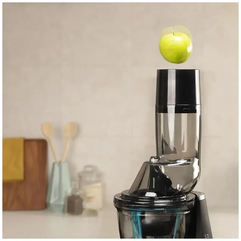 Licuadora de Prensa Fría 250W con Canal XL y Velocidad Lenta para Jugos Nutritivos de Cecotec