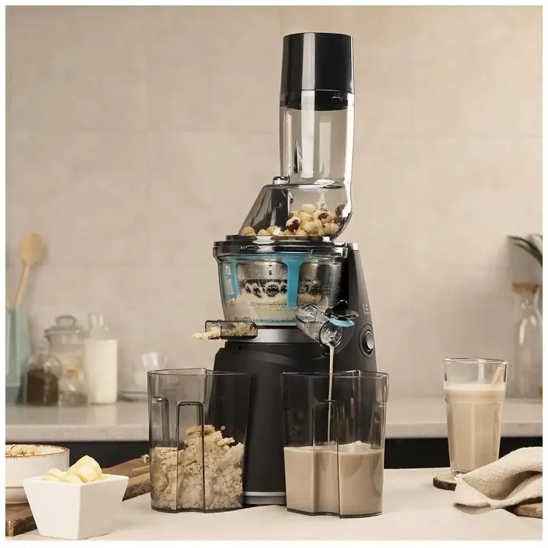 Licuadora de Prensa Fría 250W con Canal XL y Velocidad Lenta para Jugos Nutritivos de Cecotec