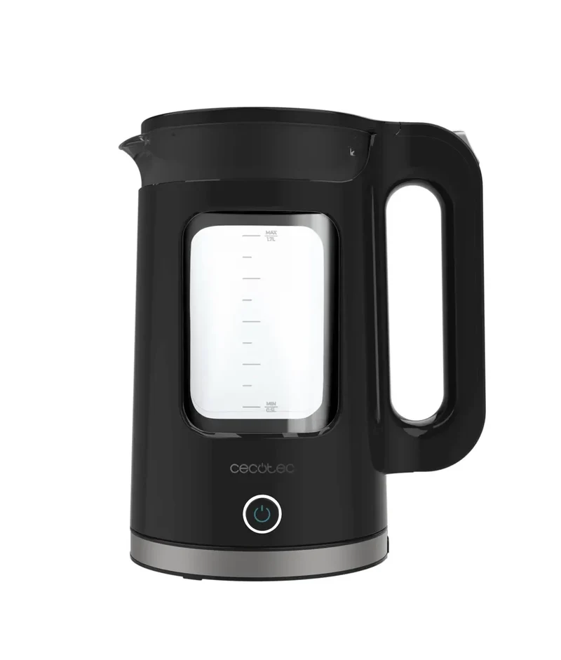Hervidor de Agua de Vidrio 1.7L con Potente Calentamiento y Función Keep Warm de Cecotec