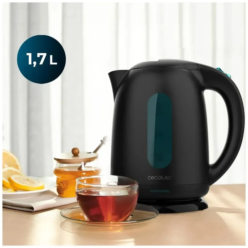 Hervidor de Agua 1.7L, Libre de BPA, 2200W, Rápido y Seguro con Filtro Antical de Cecotec