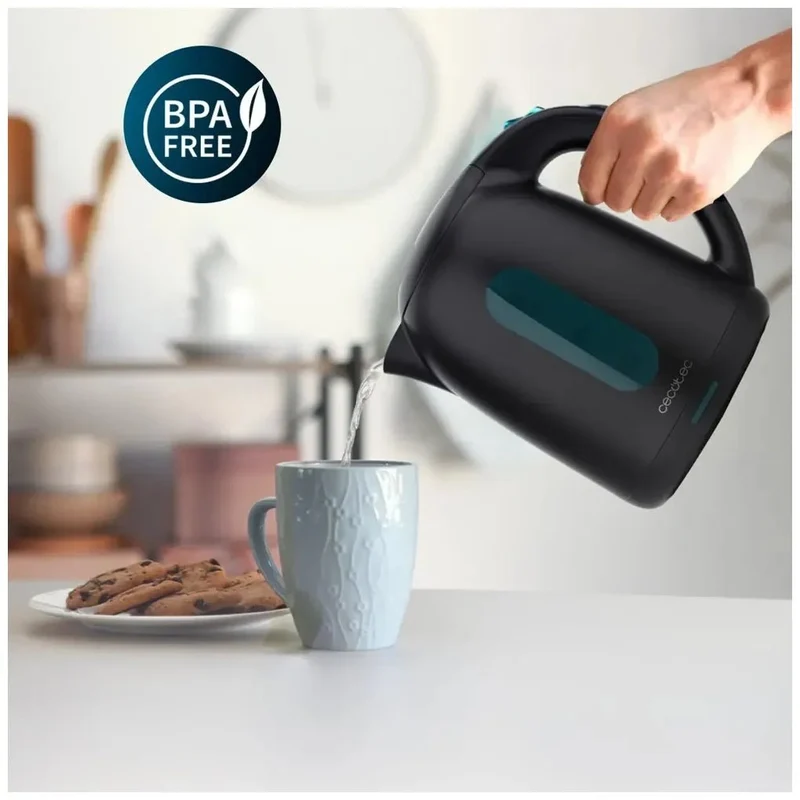 Hervidor de Agua 1.7L, Libre de BPA, 2200W, Rápido y Seguro con Filtro Antical de Cecotec