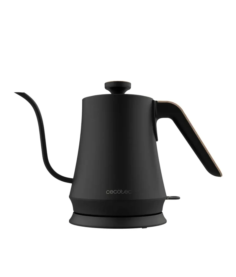Hervidor de Agua 1L con Cuello de Cisne y 1200W, Diseño Inoxidable Elegante de Cecotec