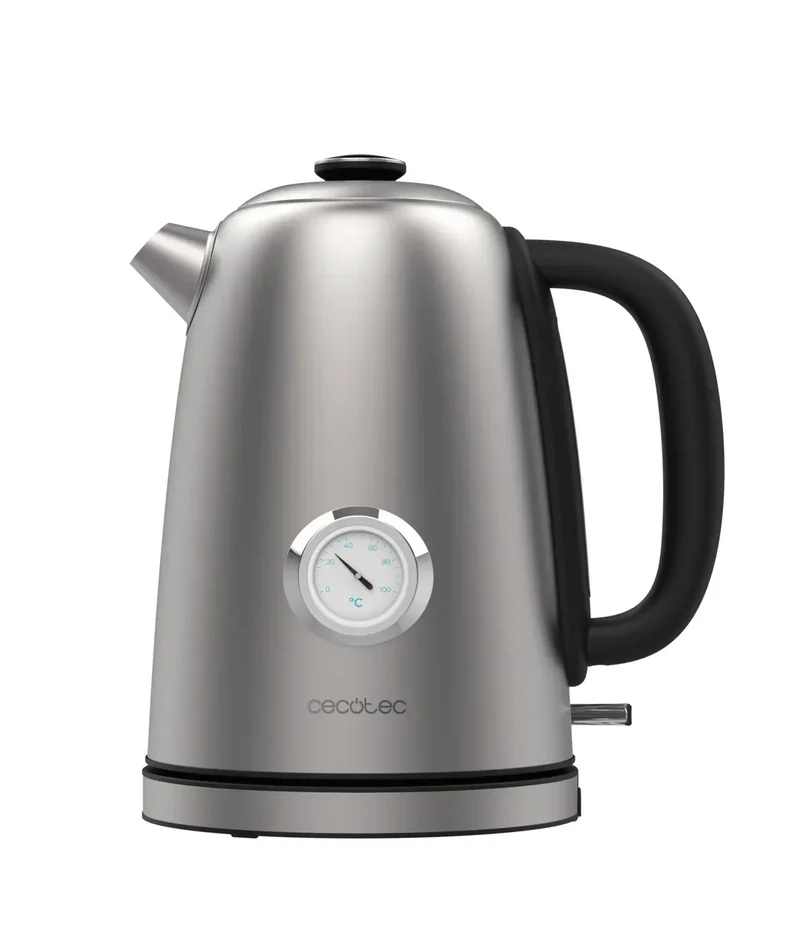 Hervidor de Agua Vintage 1.7L: Rápido, Seguro y Elegante con 2200W de Cecotec