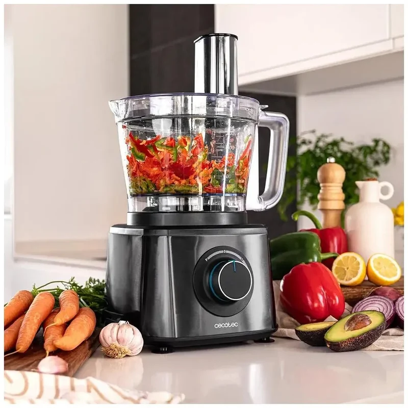 Procesador de Alimentos 2000W Paprika: Potencia, Versatilidad y Diseño Elegante de Cecotec