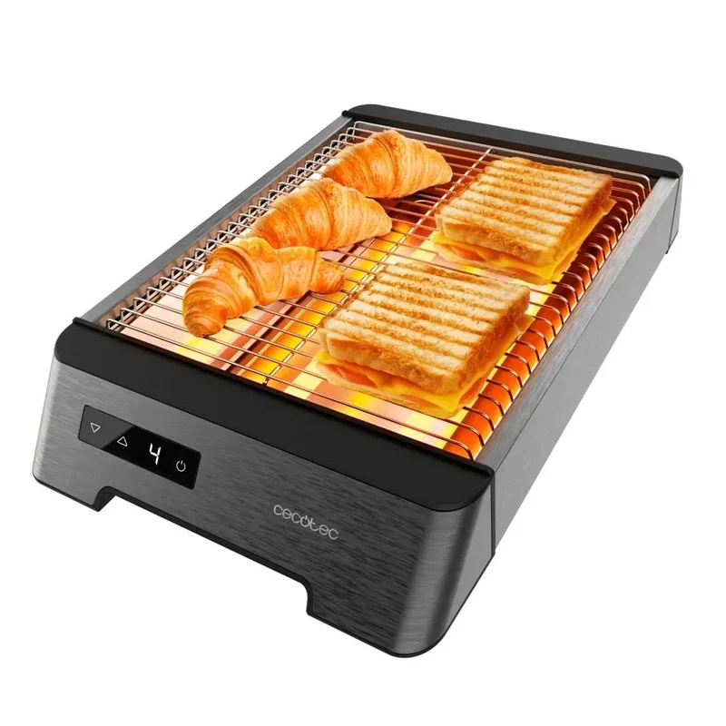 Tostador Horizontal NiceSlice Touch: Eficiencia y Estilo para Pan y Bollería de Cecotec