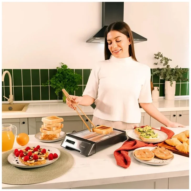 Tostador Horizontal NiceSlice Touch: Eficiencia y Estilo para Pan y Bollería de Cecotec