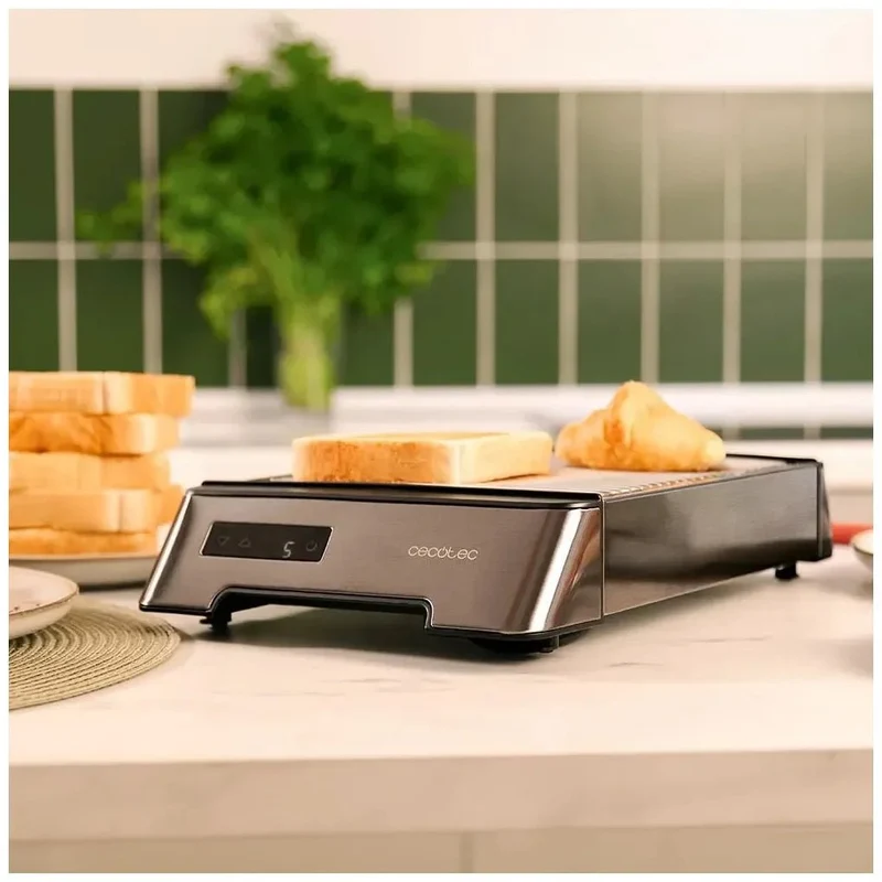 Tostador Horizontal NiceSlice Touch: Eficiencia y Estilo para Pan y Bollería de Cecotec