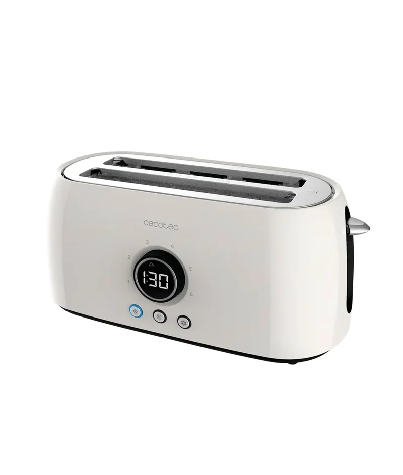 Tostador Digital Beige ClassicToast 15000: Elegancia y Funcionalidad para 4 Tostadas de Cecotec
