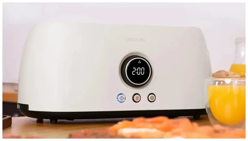Tostador Digital Beige ClassicToast 15000: Elegancia y Funcionalidad para 4 Tostadas de Cecotec
