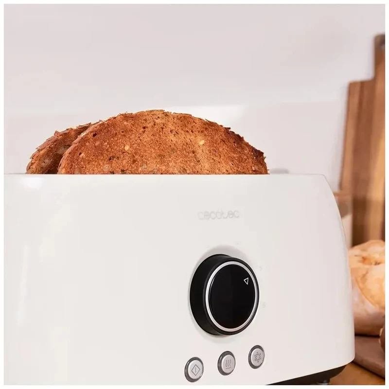 Tostador Digital Beige ClassicToast 15000: Elegancia y Funcionalidad para 4 Tostadas de Cecotec