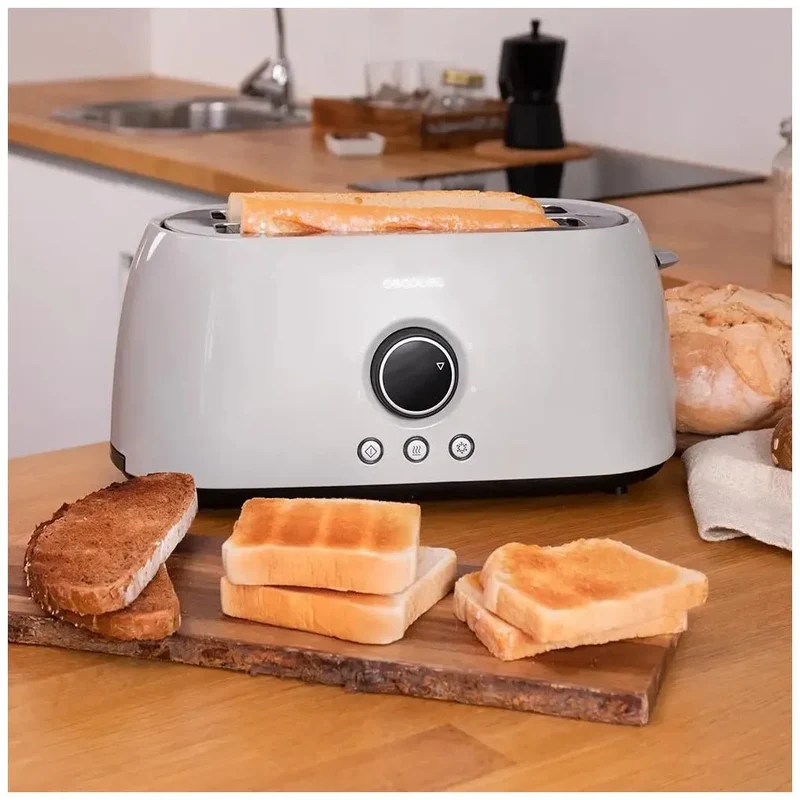 Tostador Digital Beige ClassicToast 15000: Elegancia y Funcionalidad para 4 Tostadas de Cecotec
