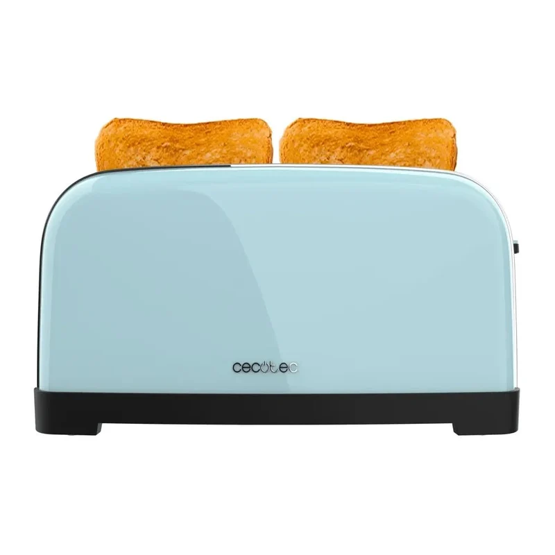 Tostadora de Acero Inoxidable de 1500W con Doble Ranura y Funciones Innovadoras de Cecotec