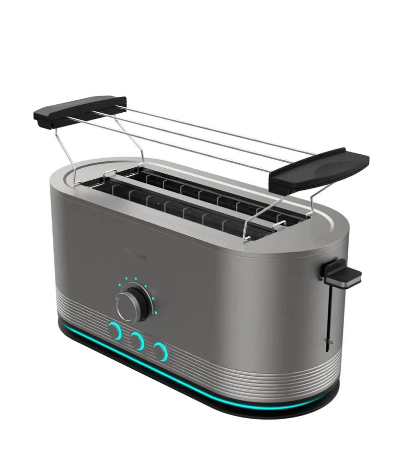 Tostador Shine&Toast: Eficiencia y Estilo con 7 Niveles y Acero Inoxidable de Cecotec
