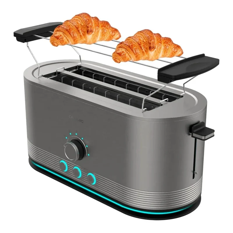 Tostador Shine&Toast: Eficiencia y Estilo con 7 Niveles y Acero Inoxidable de Cecotec